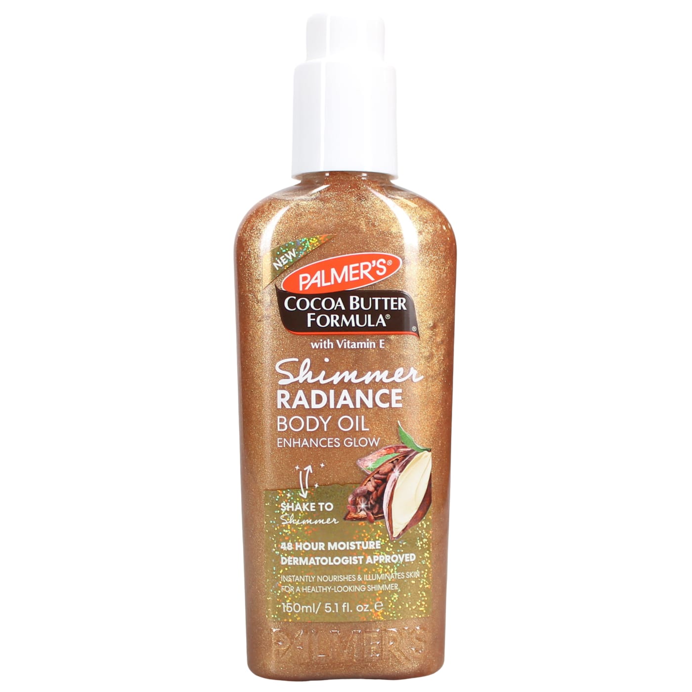 PALMER'S COCOA BUTTER FORMULA BODY OIL SHIMMER RADIANCE 150ML