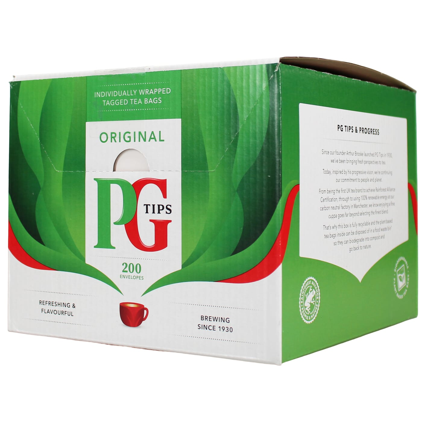 PG TIPS TEA BAGS ORIGINAL ENVELOPE 200'S