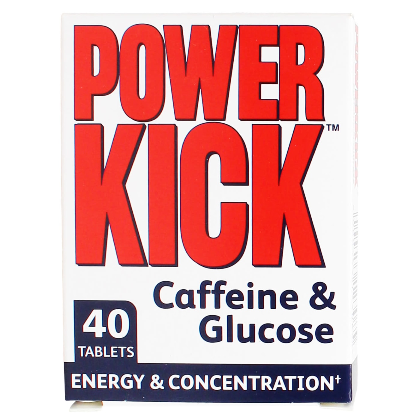 POWERKICK CAFFEINE & GLUCOSE TABLETS 40'S
