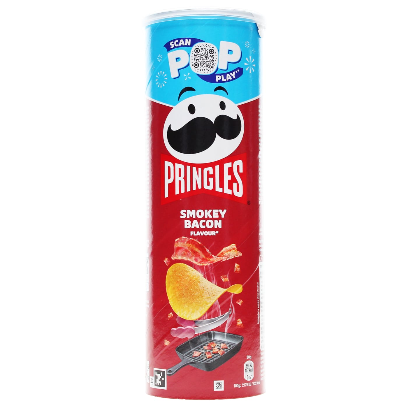 PRINGLES 165G SMOKEY BACON