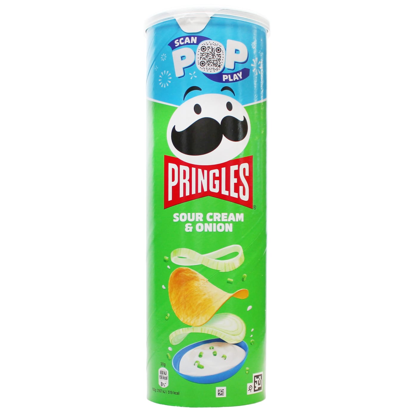 PRINGLES 165G SOUR CREAM & ONION MIXED DESIGNS