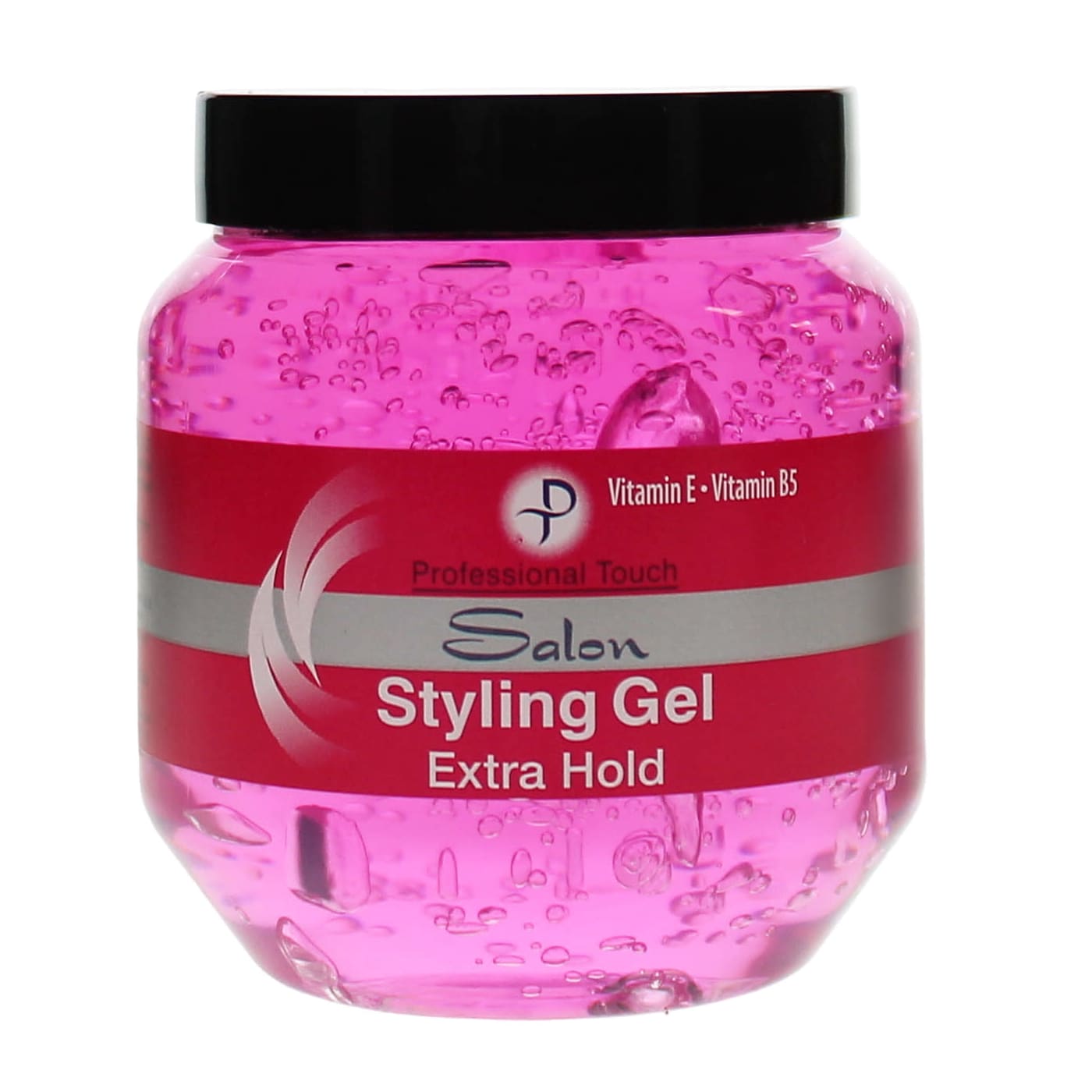 PROFESSIONAL TOUCH STYLING HAIR GEL EXTRA HOLD VITAMIN E&B5 250ML