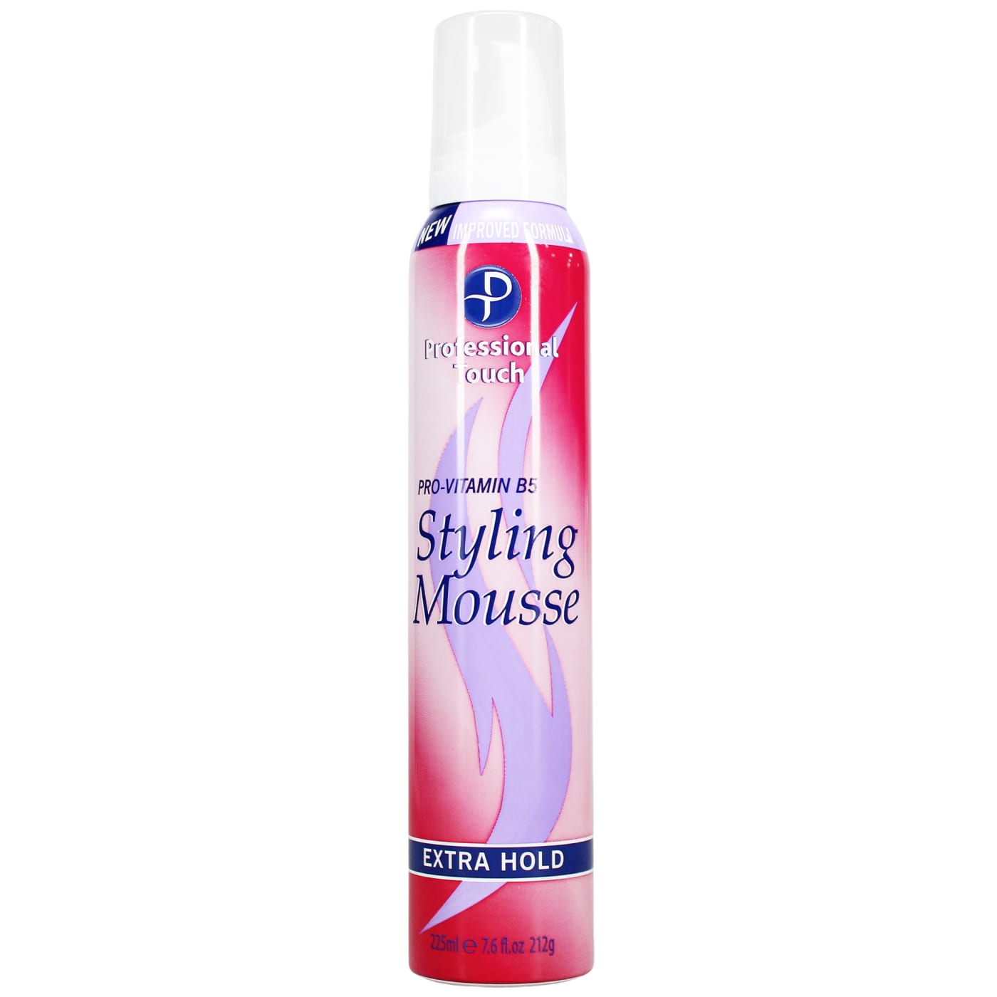 PROFESSIONAL TOUCH HAIR MOUSSE EXTRA HOLD PRO VITAMIN B5 225ML