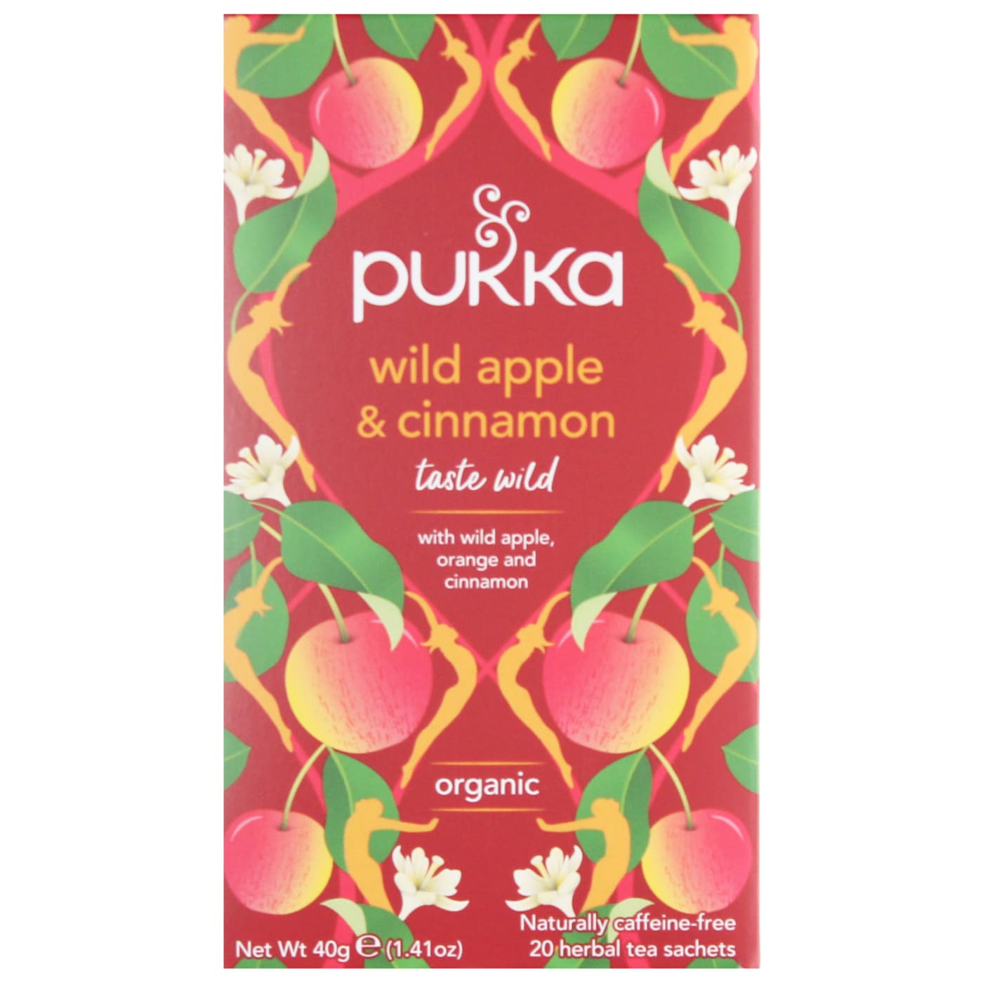PUKKA TEA BAGS WILD APPLE & CINNAMON 20'S