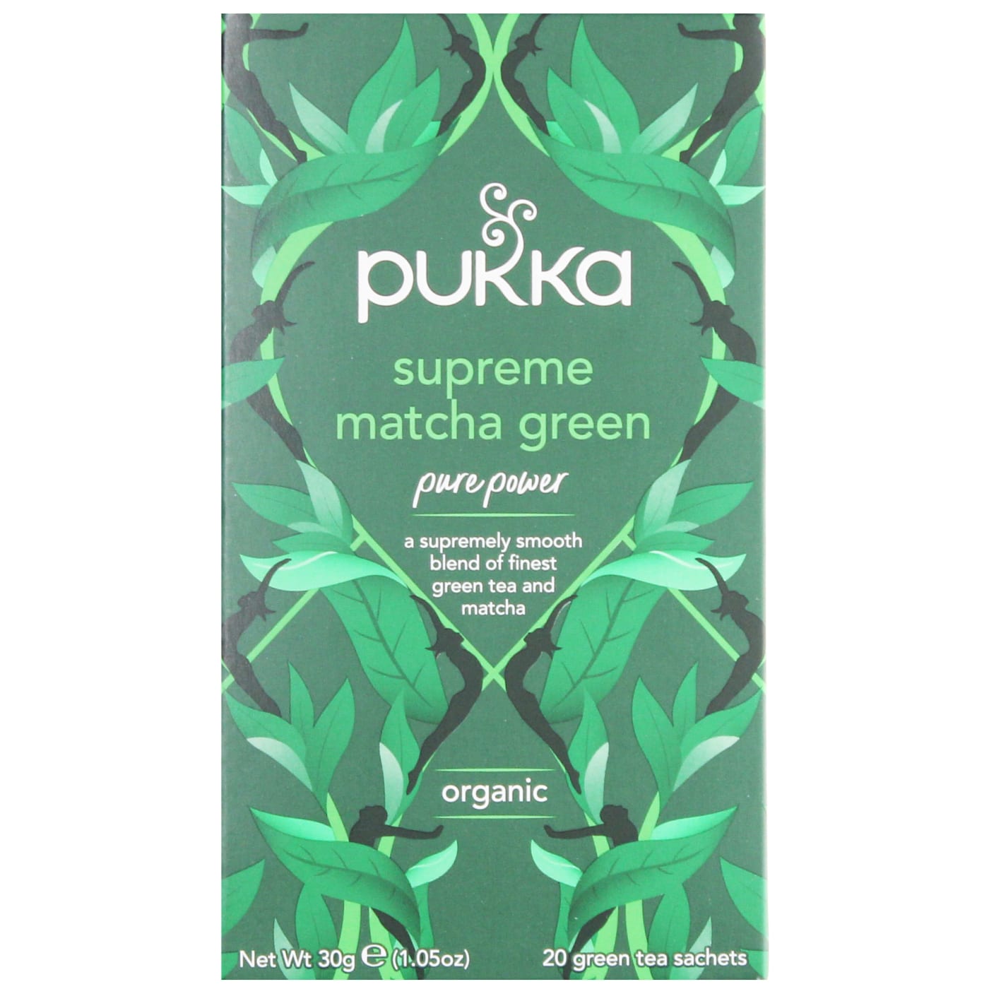 PUKKA TEA BAGS SUPREME MATCHA GREEN 20'S