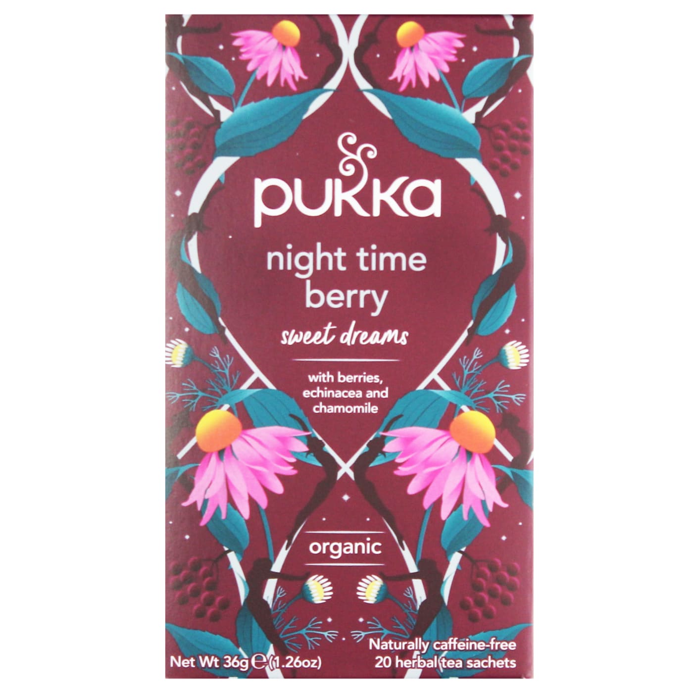 PUKKA TEA BAGS NIGHT TIME BERRY 20'S
