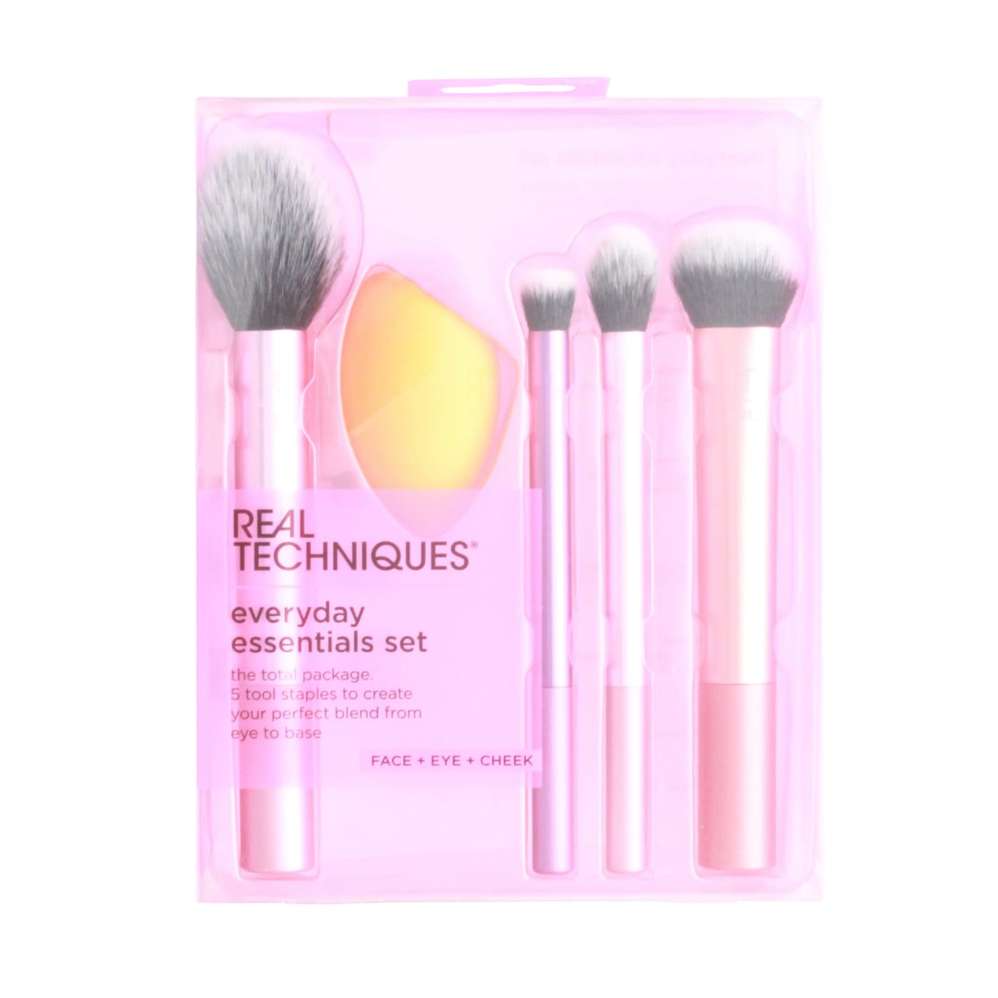 REAL TECHNIQUES EVERYDAY ESSENTIALS MAKEUP BRUSH SET