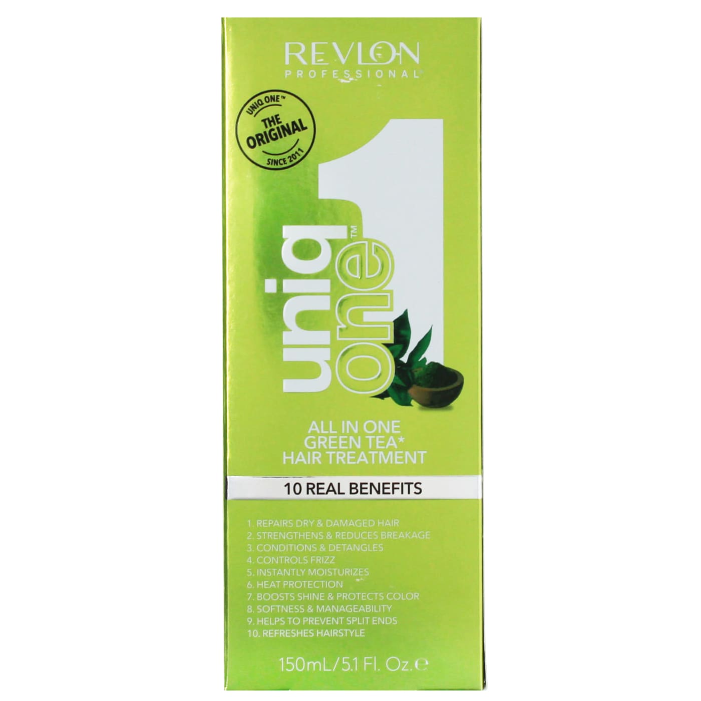 REVLON UNIQ ONE 10IN1 HAIR TREATMENT GREEN TEA 150ML