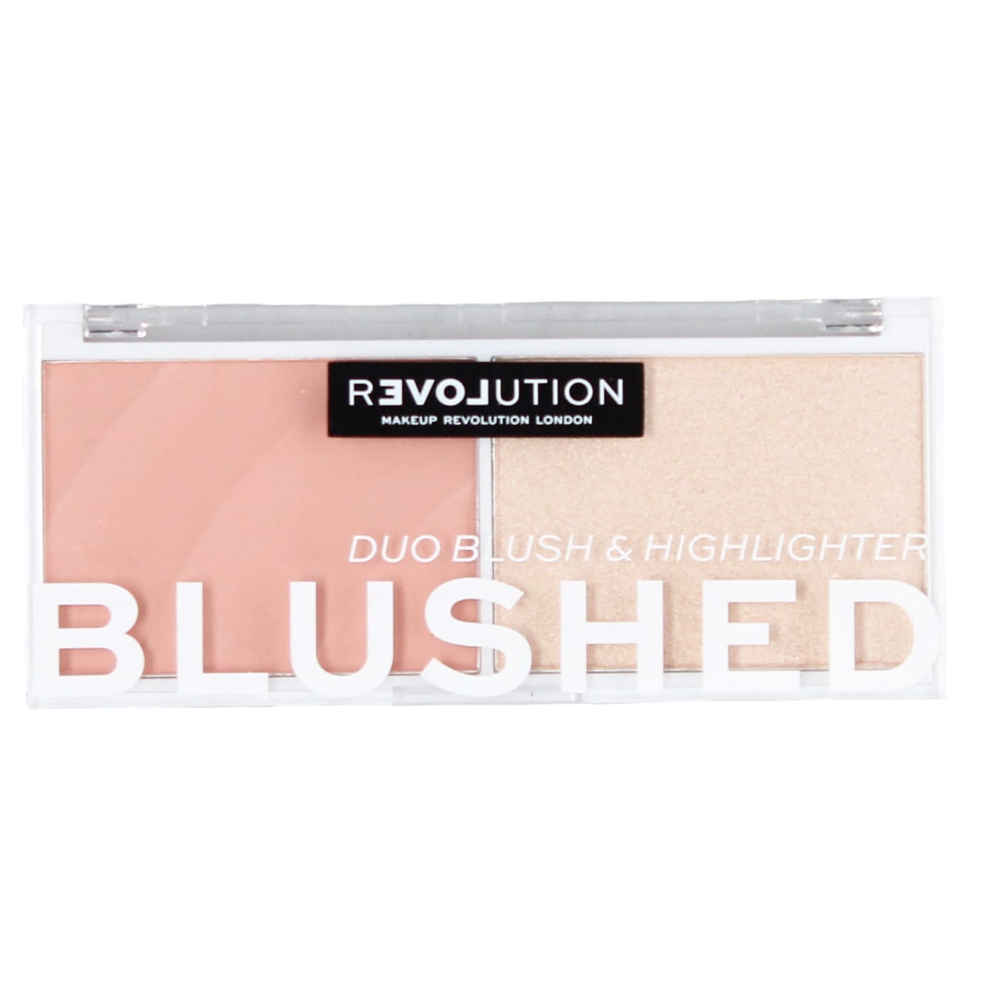REVOLUTION RELOVE COLOUR PLAY BLUSHED DUO PALETTE SWEET (BLUSH AND HIGHLIGHTER DUO 2X2.9G)