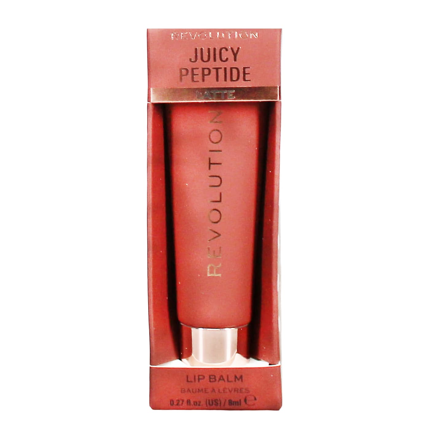 REVOLUTION JUICY PEPTIDE LIP BALM NUDE LATTE