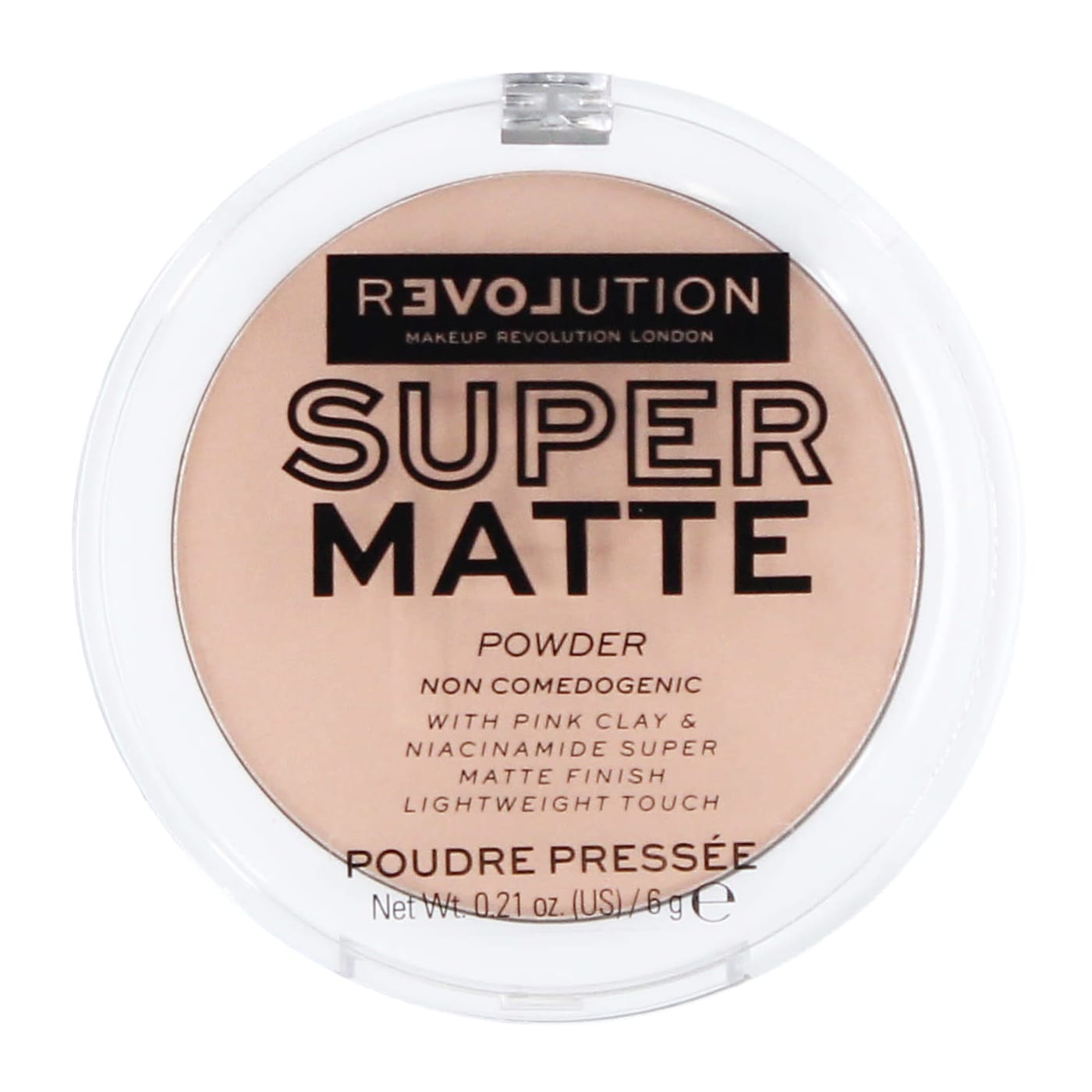 REVOLUTION SUPER MATTE PRESSED POWDER BEIGE/MEDIUM