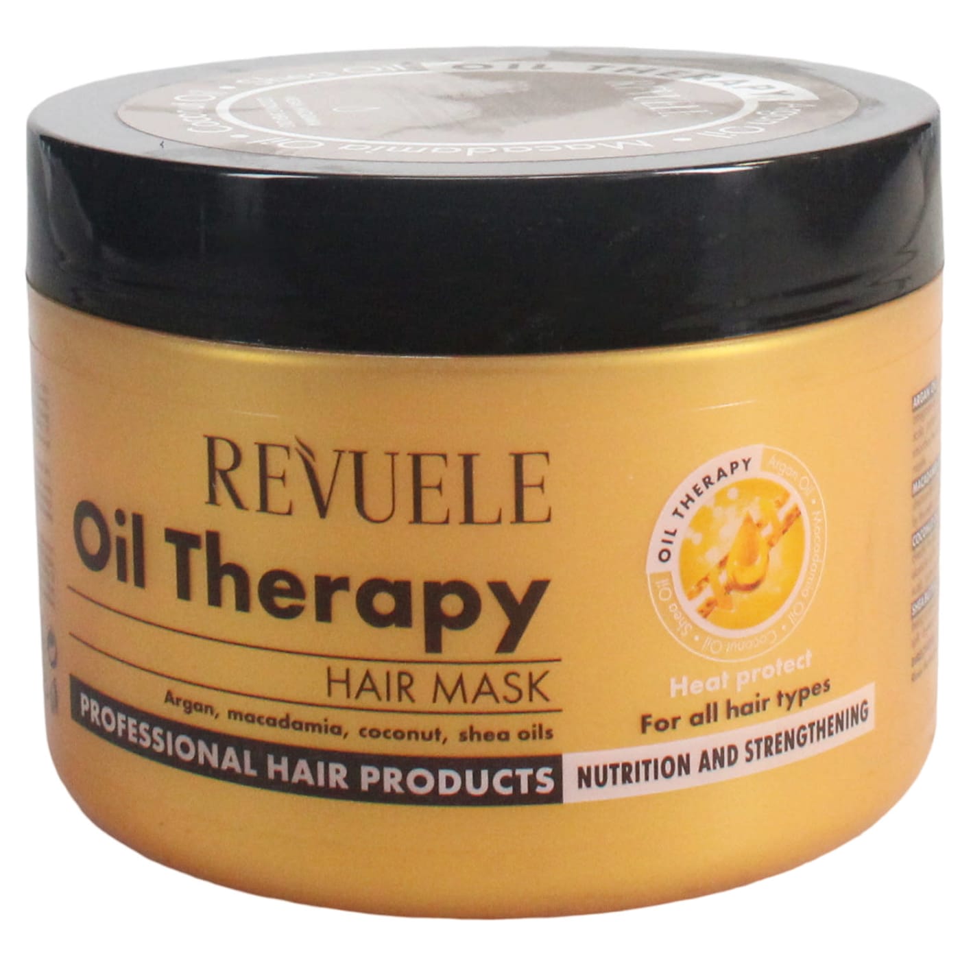REVUELE HAIR MASK TOTAL REPAIR FOR DAMAGED, BRITTLE AND DRIED HAIR 500ML