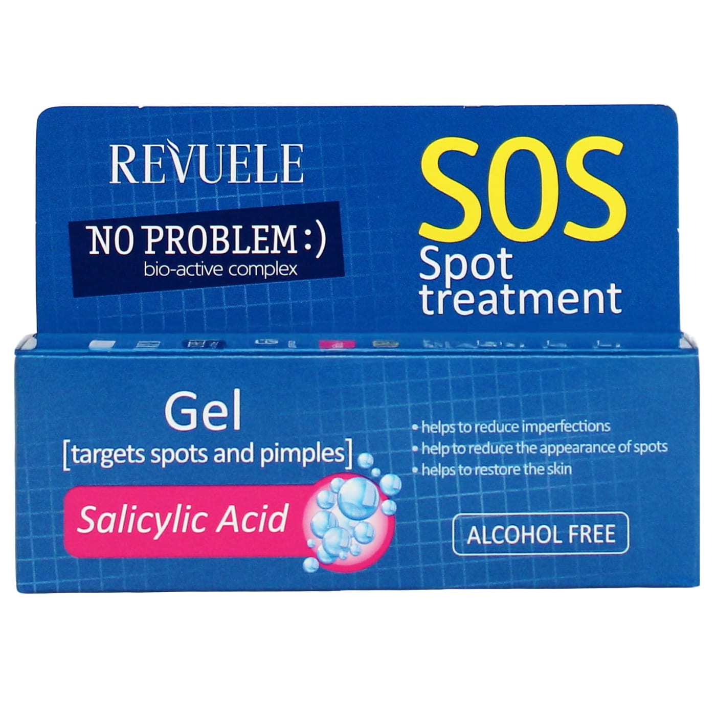 REVUELE NO PROBLEM SOS ANTI-INFLAMMATION SPOT TREATMENT GEL WITH SALICYLIC ACID 25ML