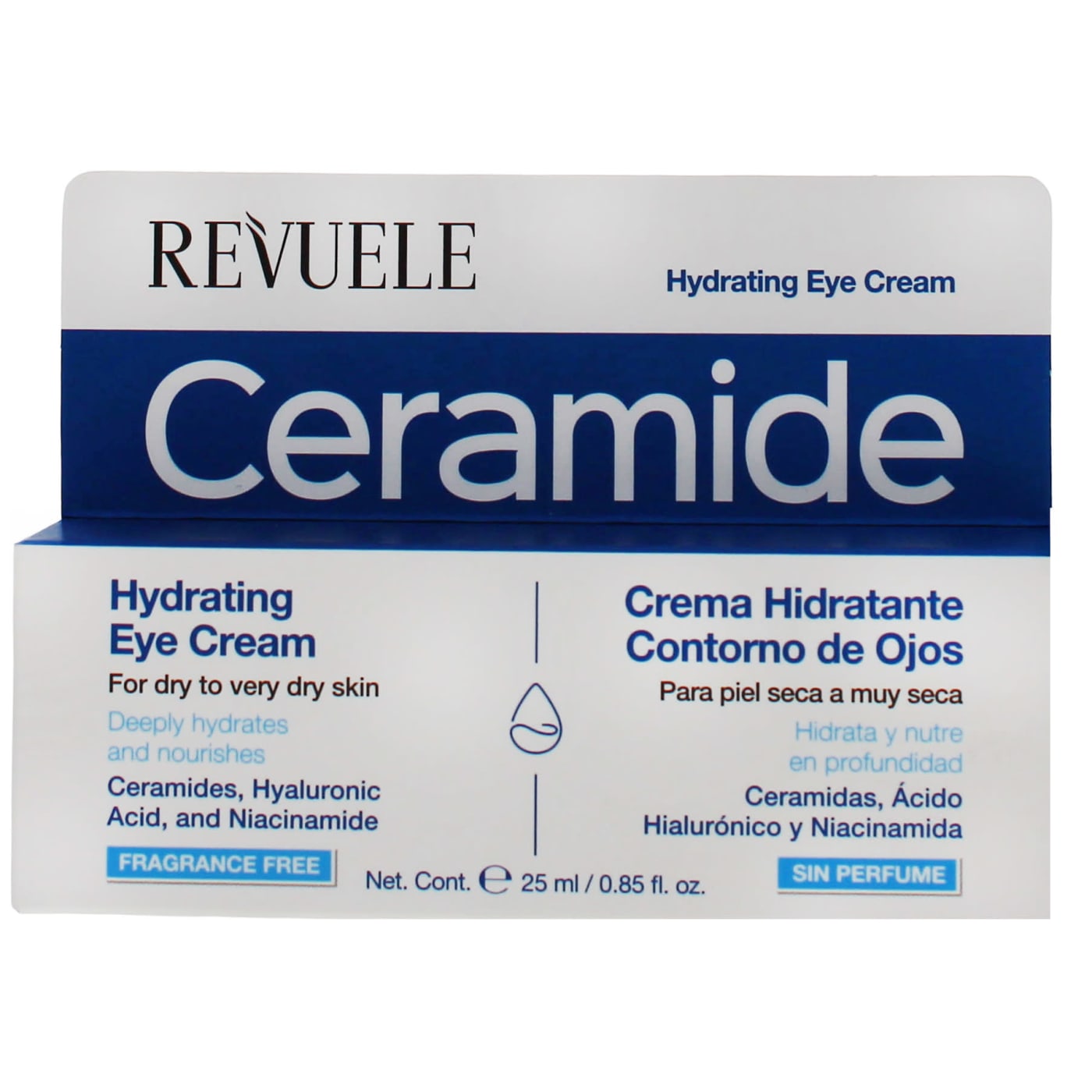 REVUELE CERAMIDE HYDRATING EYE CREAM (FRAGRANCE FREE) 25ML
