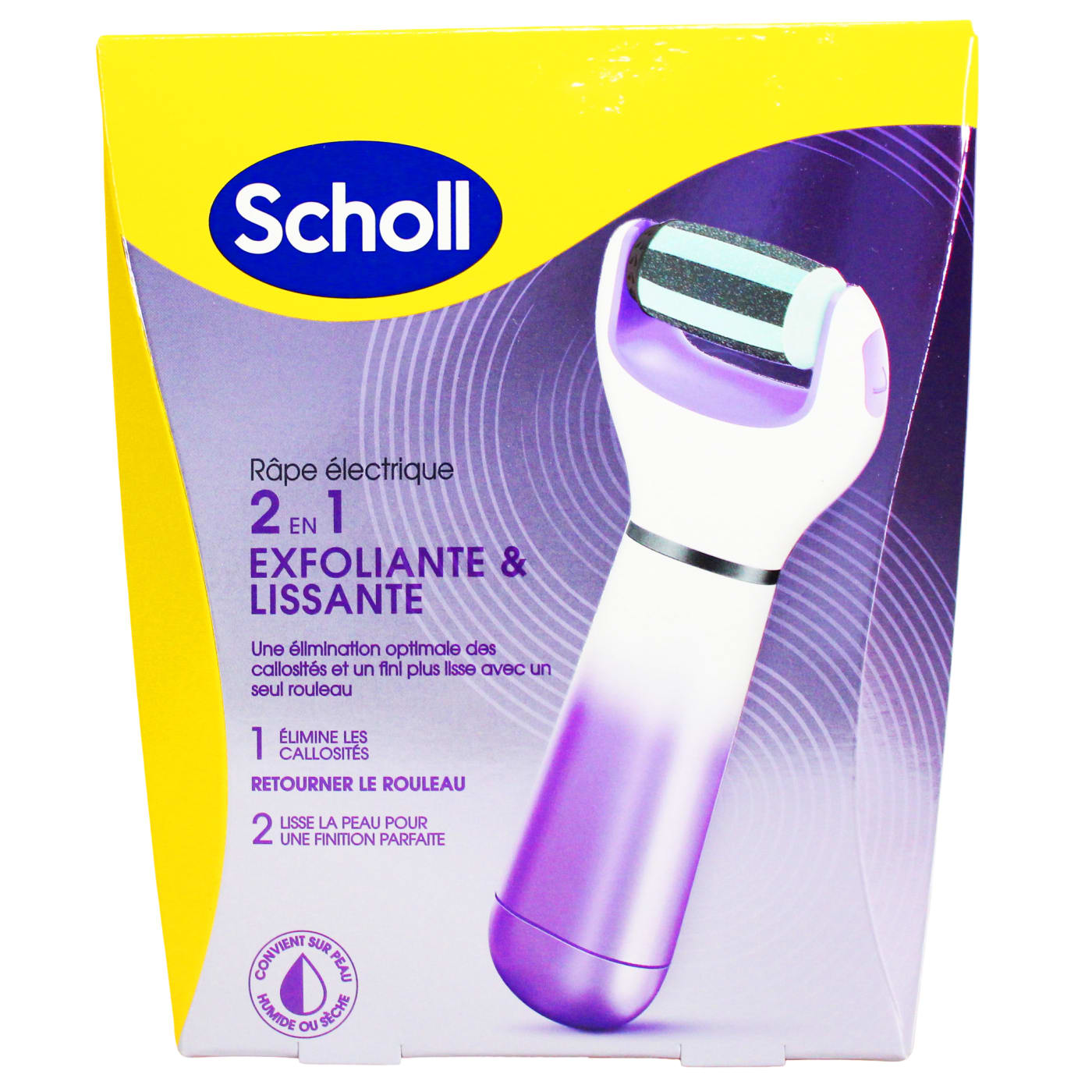 SCHOLL EXPERTCARE 2IN1 VELVET SMOOTH EXPRESS PEDI ELECTRIC FOOT FILE