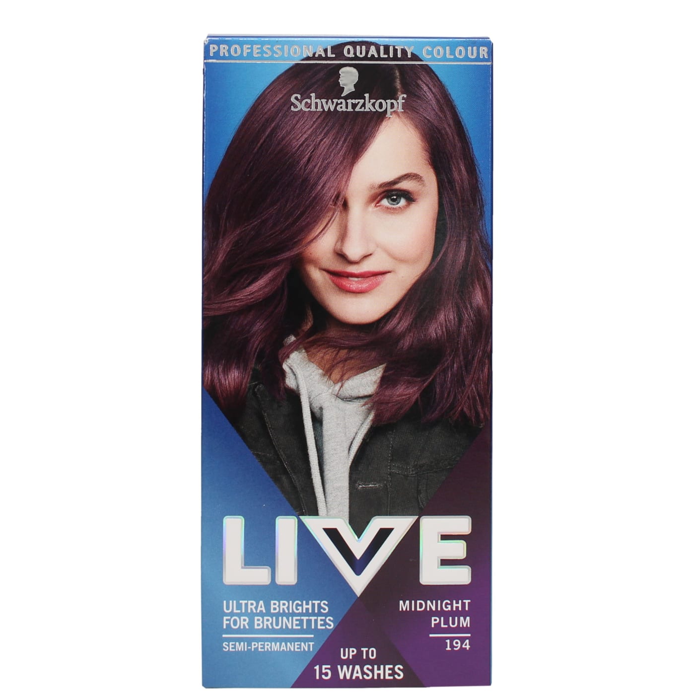 SCHWARZKOPF LIVE HAIR COLOR MIDNIGHT PLUM 194