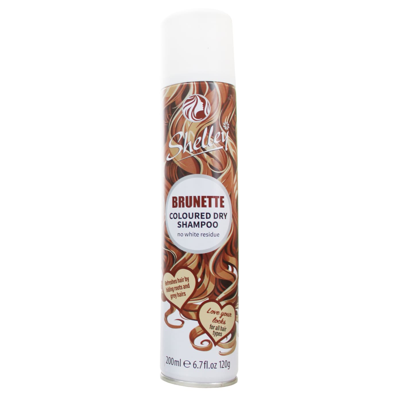 SHELLEY COLOURED DRY SHAMPOO BRUNETTE BESPOKE PRICECHECK PACK 200ML