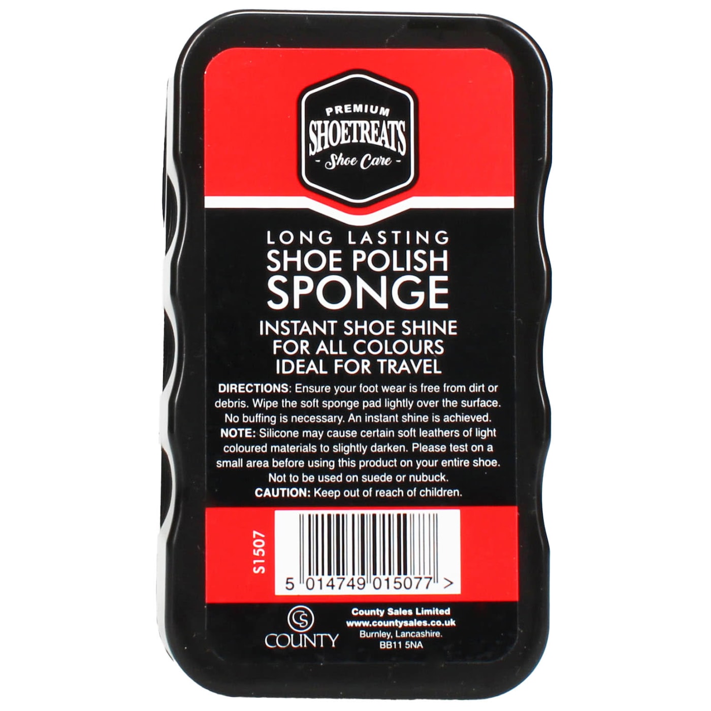 SHOE TREATS TINNED BLACK SHOE POLISH 50ML