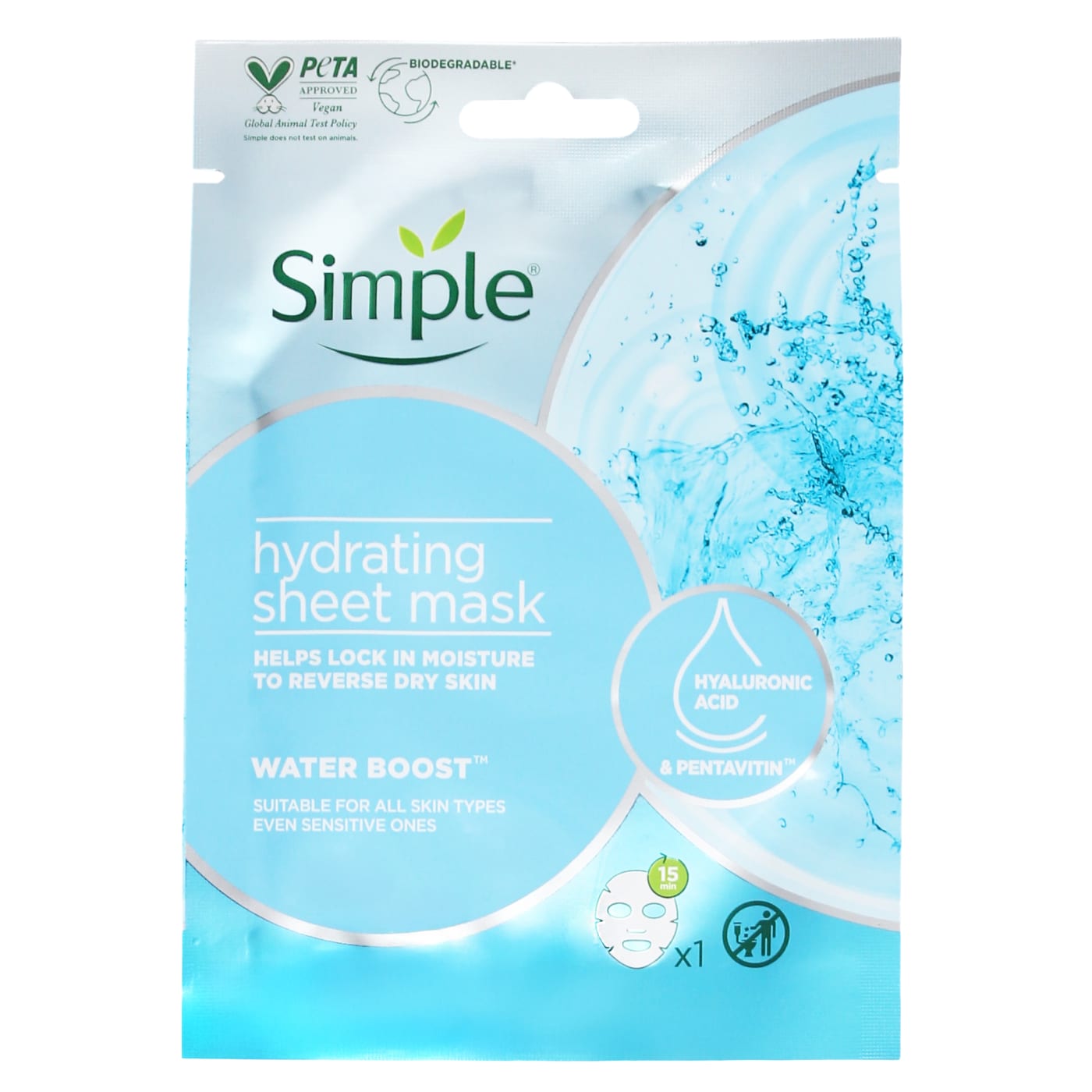 SIMPLE HYDRATING SHEET MASK 21ML