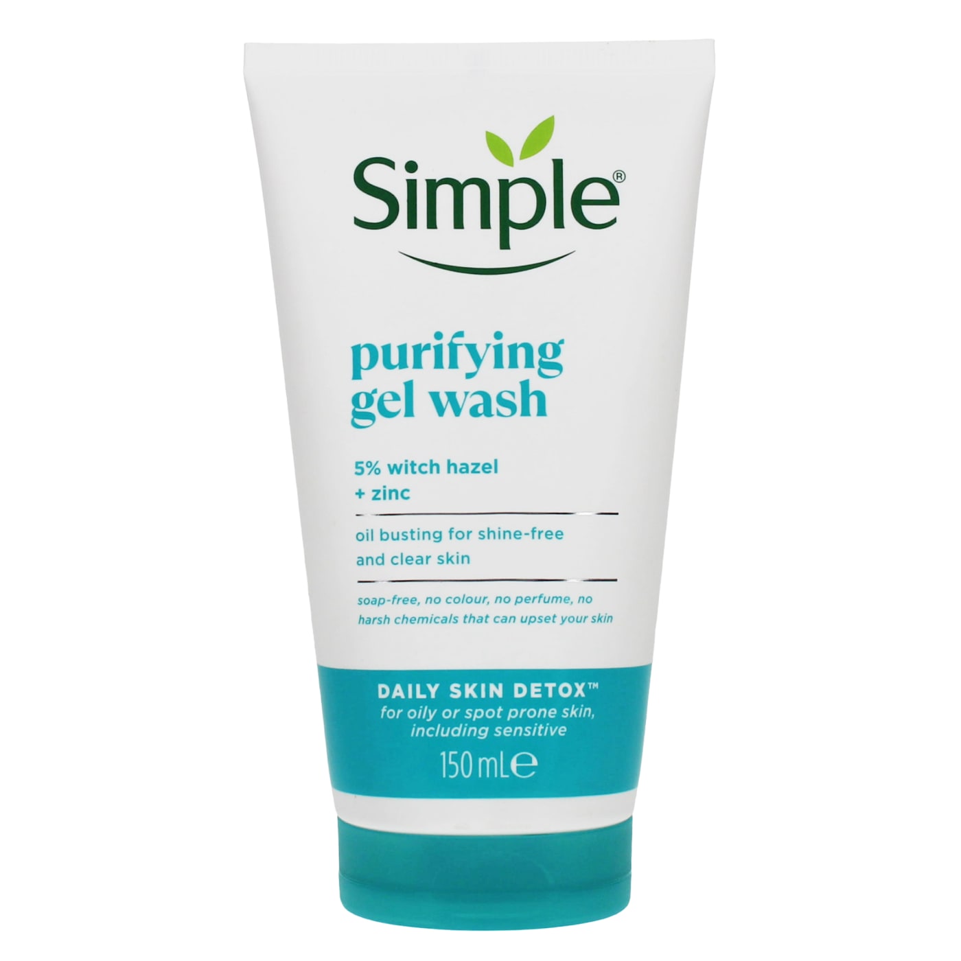 SIMPLE PURIFYING FACIAL WASH DAILY SKIN DETOX 150ML
