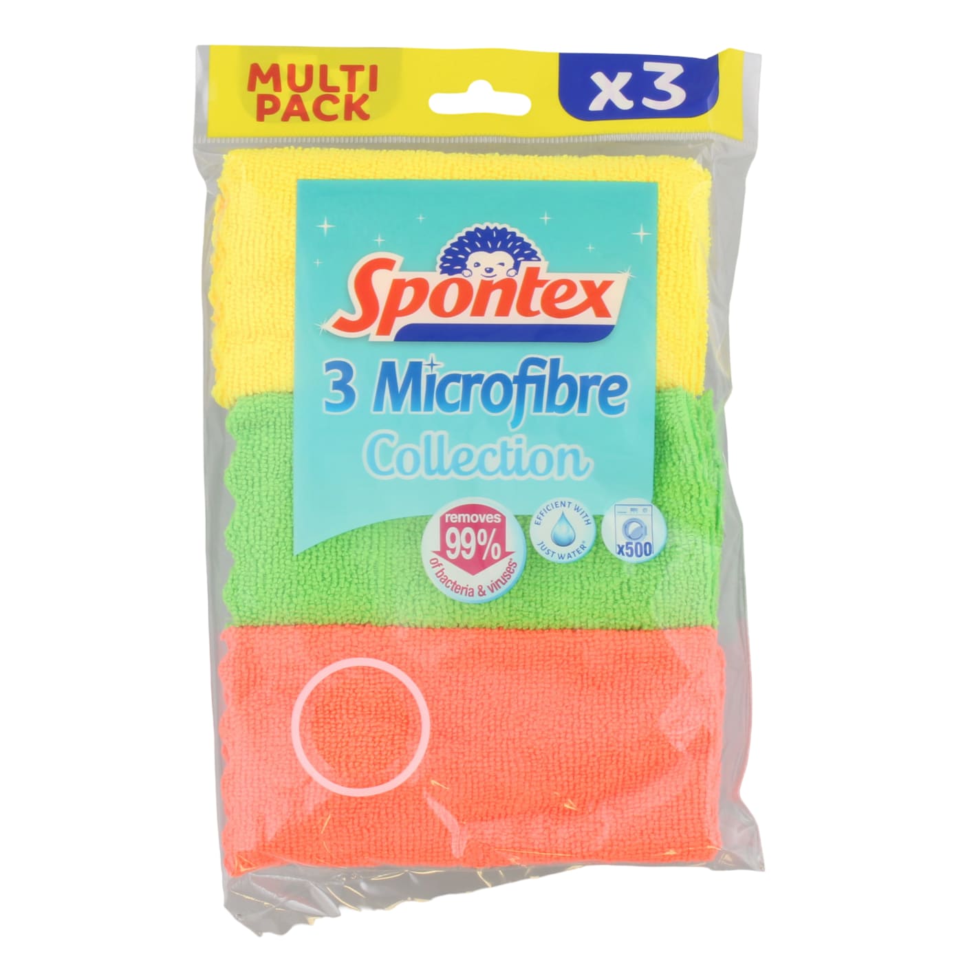 SPONTEX MICROBRE CLOTHS 3PK