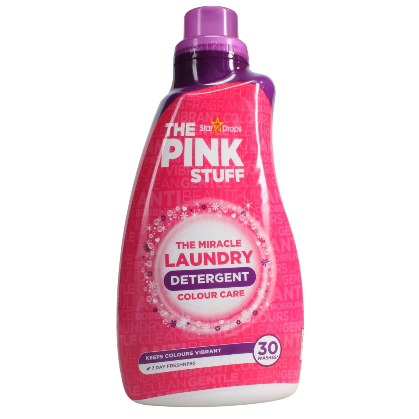 STARDROPS THE PINK STUFF LAUNDRY LIQUID COLOUR CARE 960ML