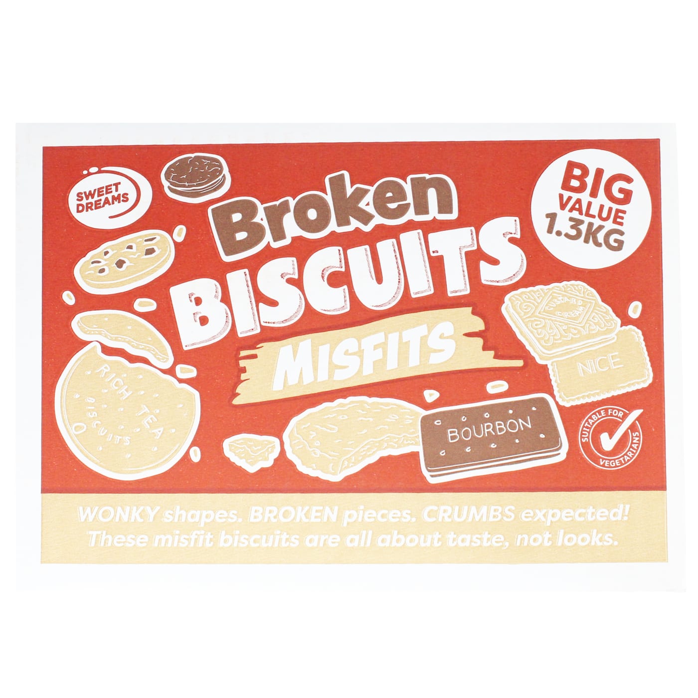 SWEET DREAMS 1.3KG BROKEN BISCUITS MISFITS ORIGINAL
