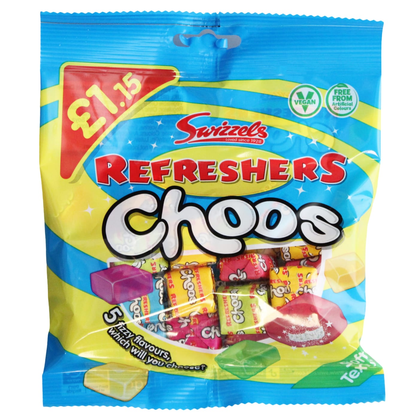 SWIZZELS REFRESHERS 115G CHOOS PMP £1.15