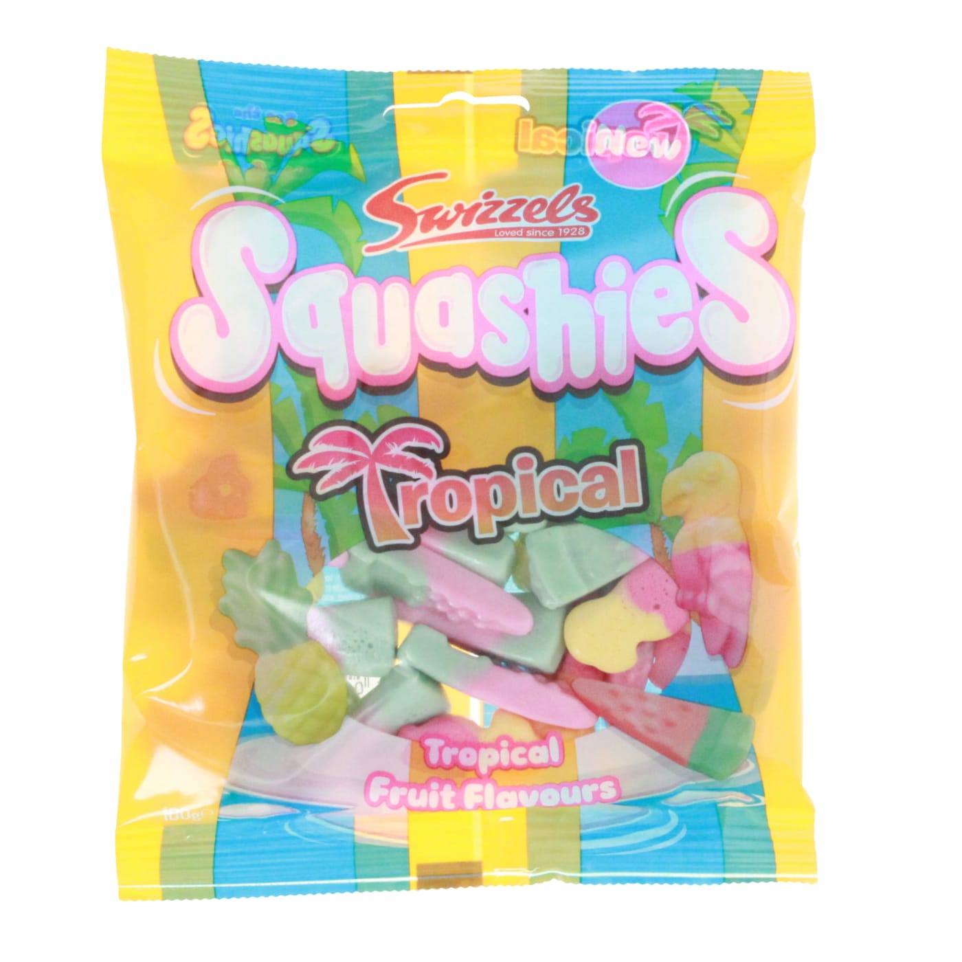 SWIZZELS SQUASHIES 100G TROPICAL