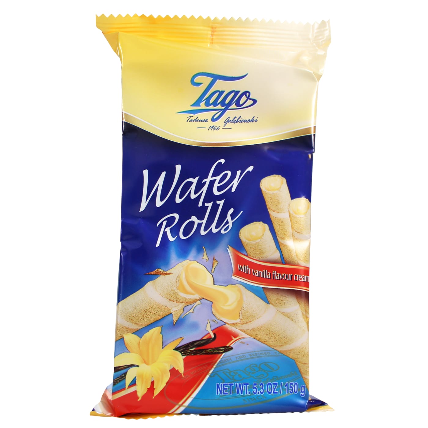 TAGO 150G WAFERS VANILLA CREAM