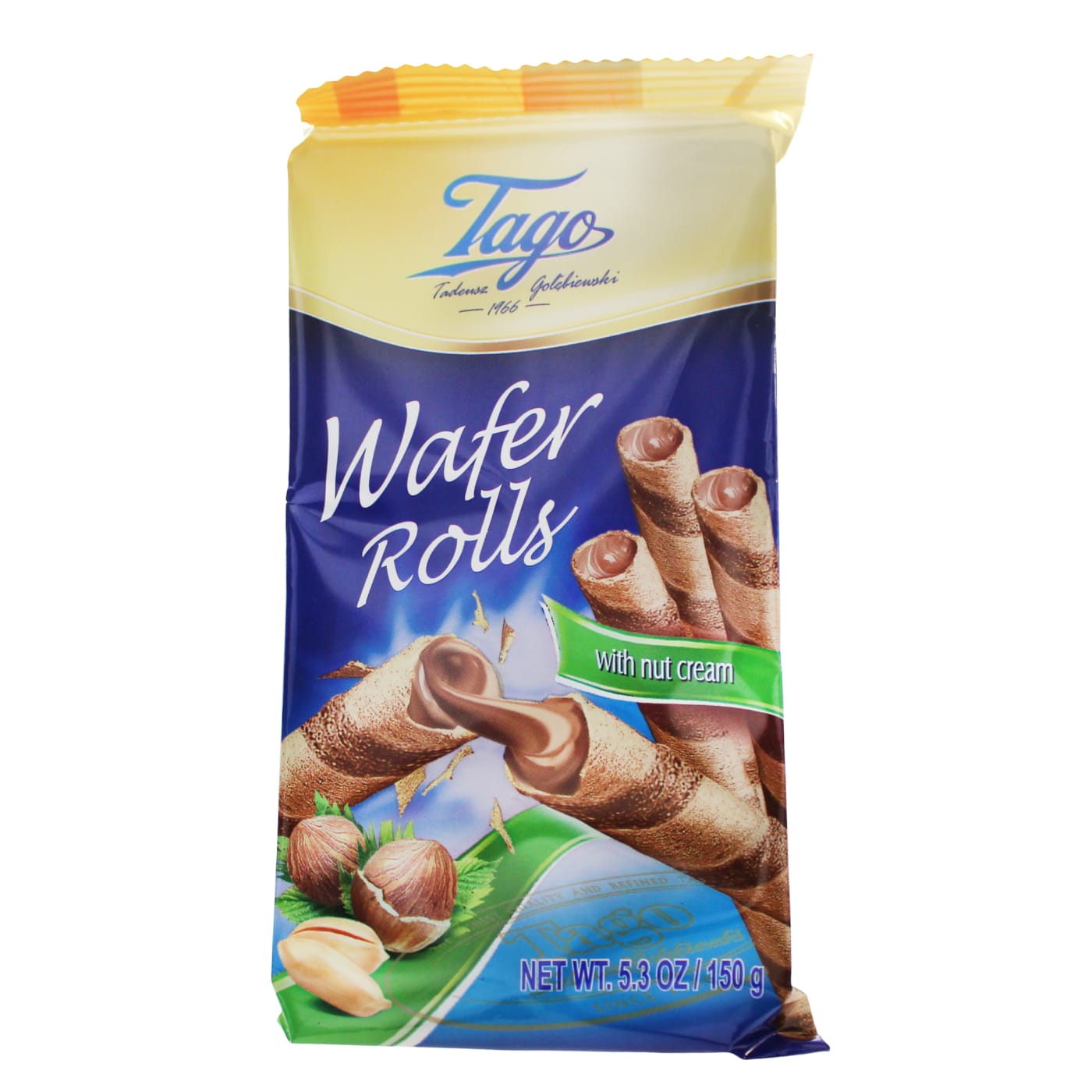 TAGO 150G WAFERS HAZELNUT