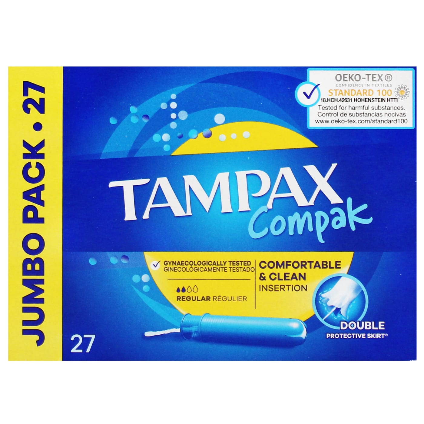 TAMPAX COMPAK REGULAR 27'S