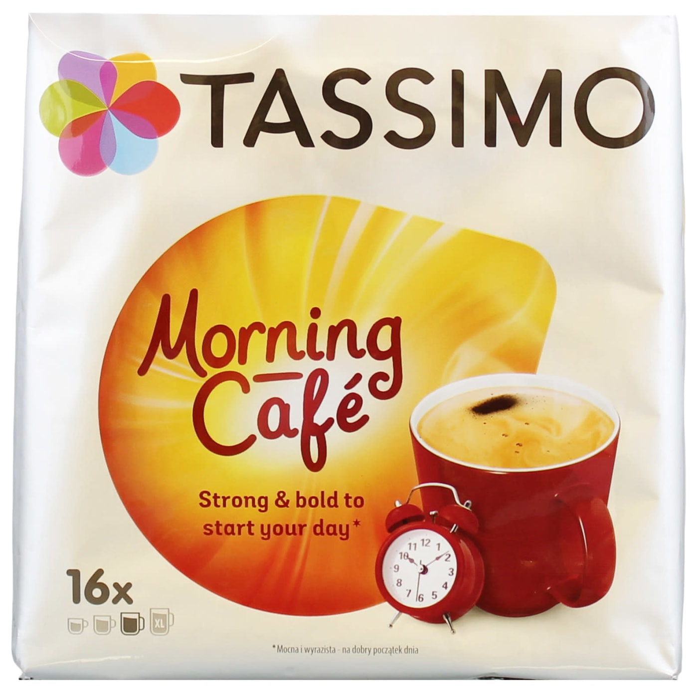 TASSIMO MORNING CAFE COFFEE PODS 16'S