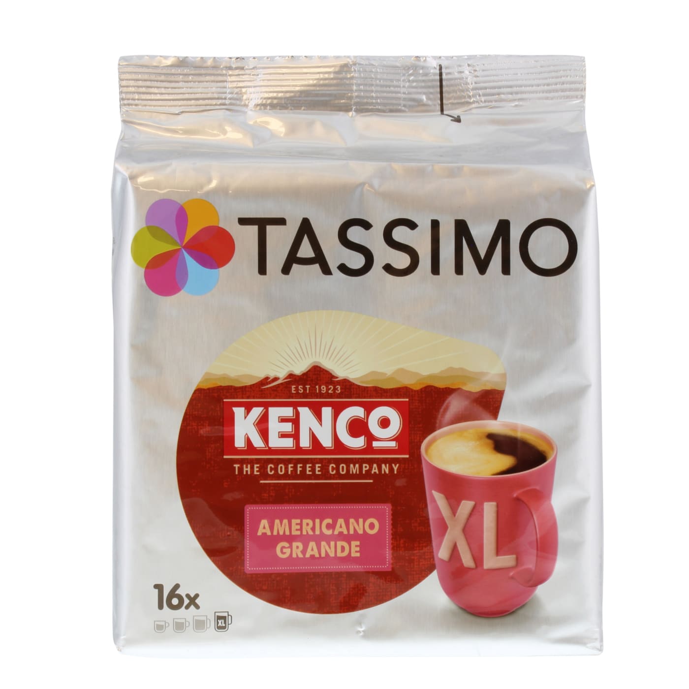TASSIMO KENCO AMERICANO GRANDE XL COFFEE PODS 16'S