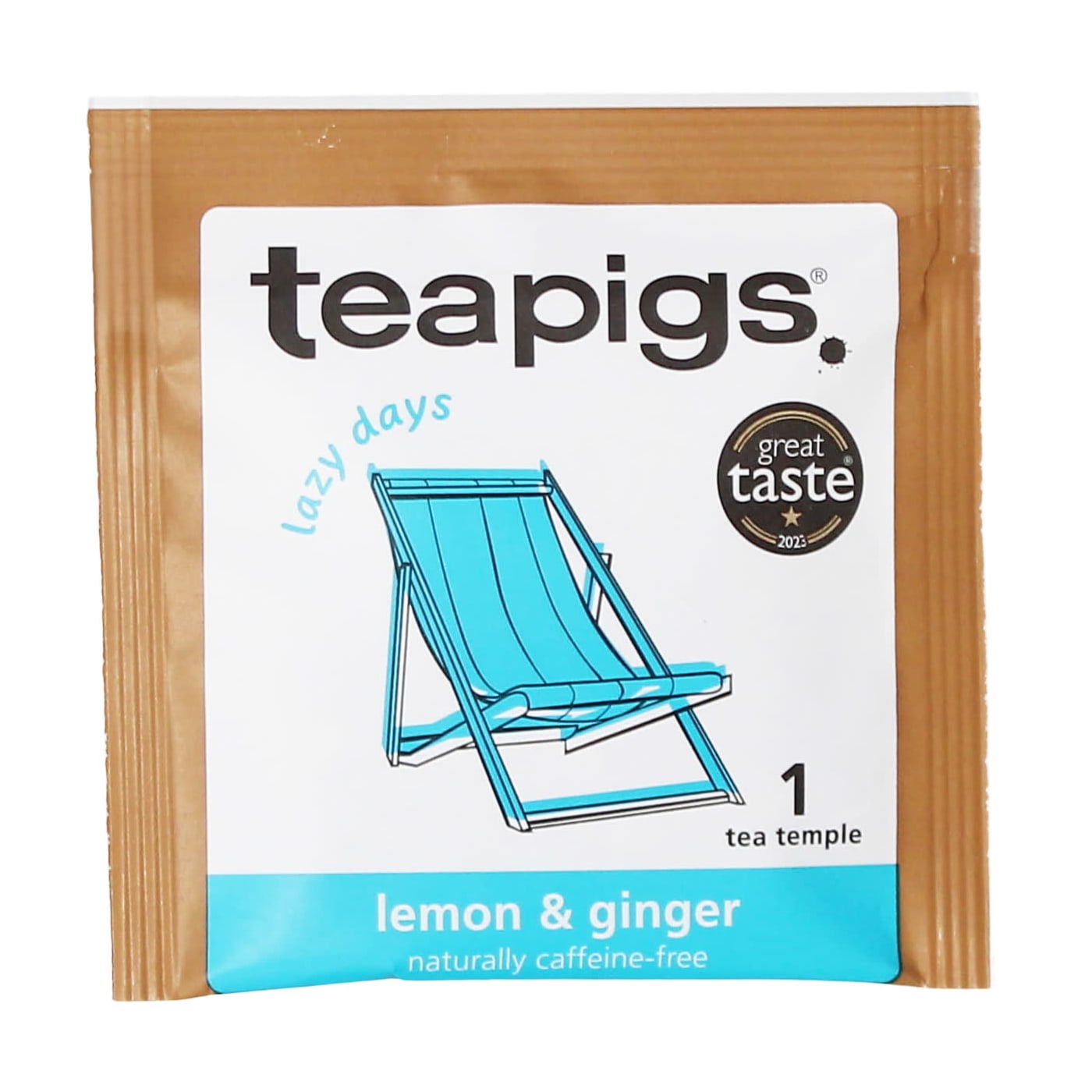 TEAPIGS TEA BAGS LEMON AND GINGER ENVELOPE 50'S