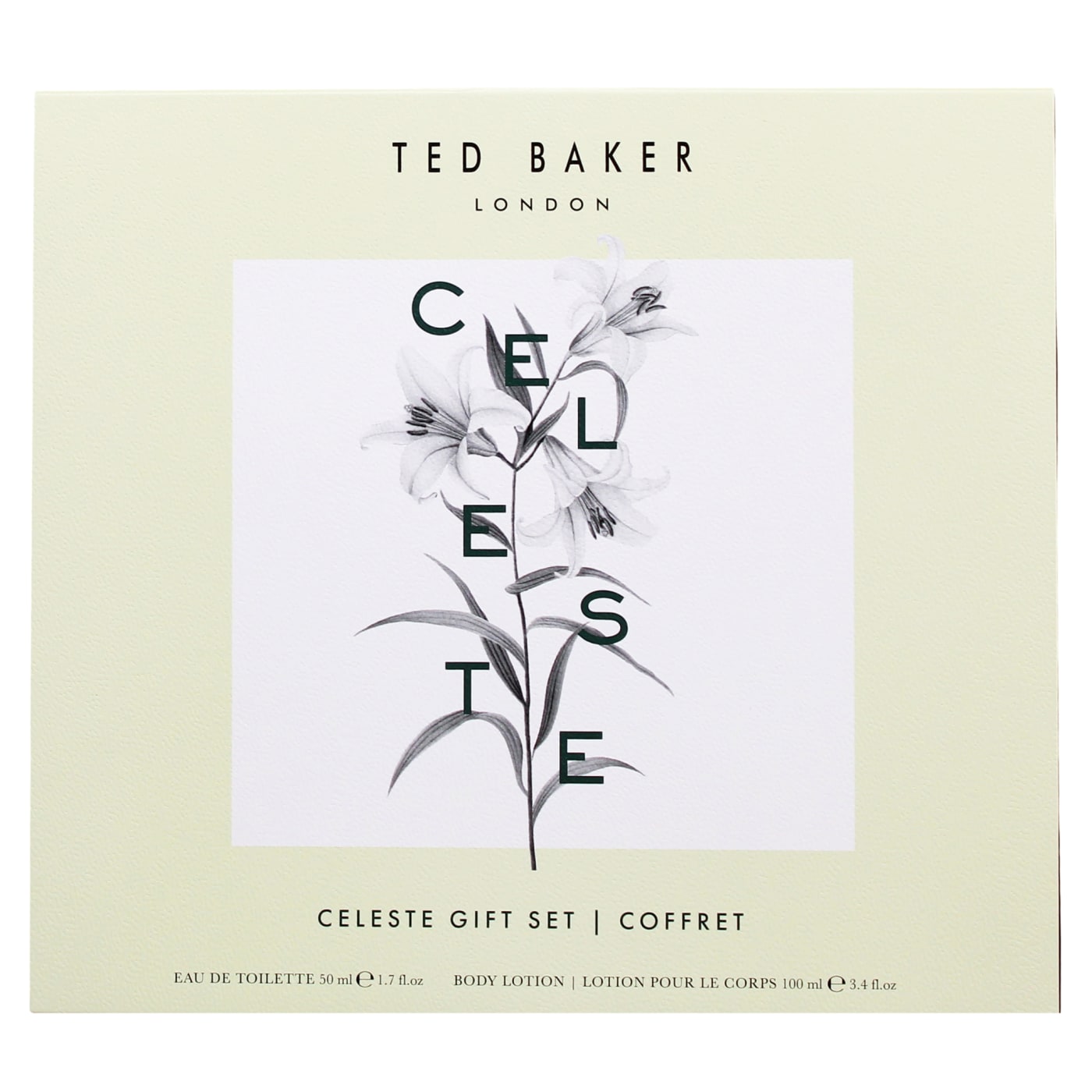 TED BAKER FLORET CELESTE SET 2PC EDT SPRAY & 100ML BODY LOTION) (50ML
