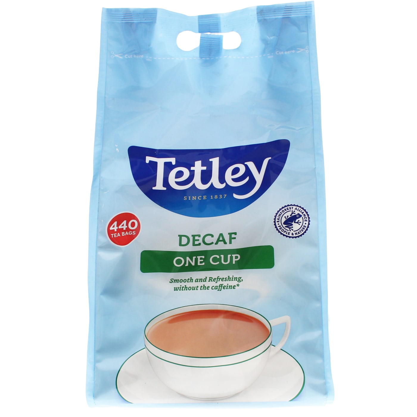 TETLEY ONE TEA BAGS DECAF 440'S