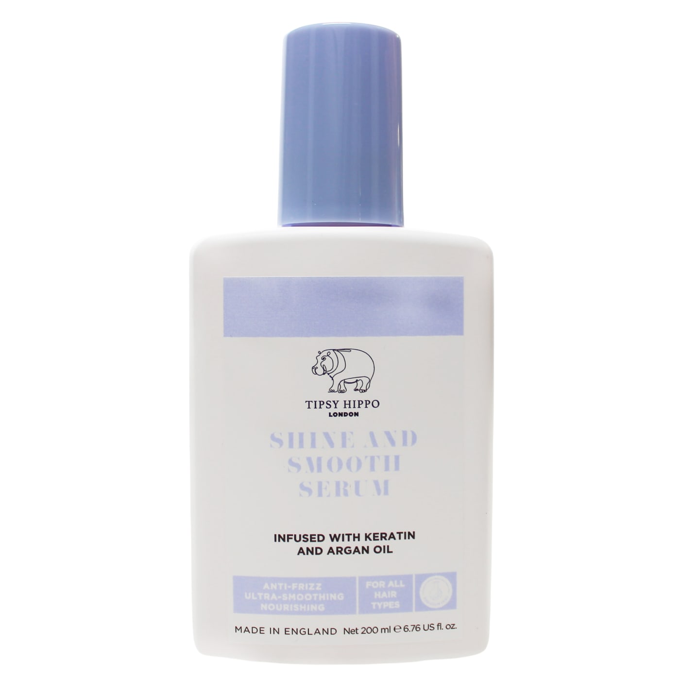 TIPSY HIPPO SHINE/SMOOTH SERUM ARGAN OIL & KERATIN 200ML