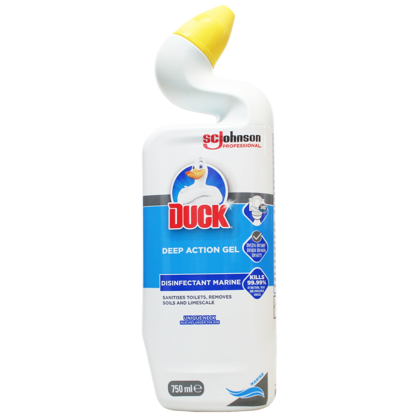 TOILET DUCK DEEP ACTION GEL MARINE 750ML
