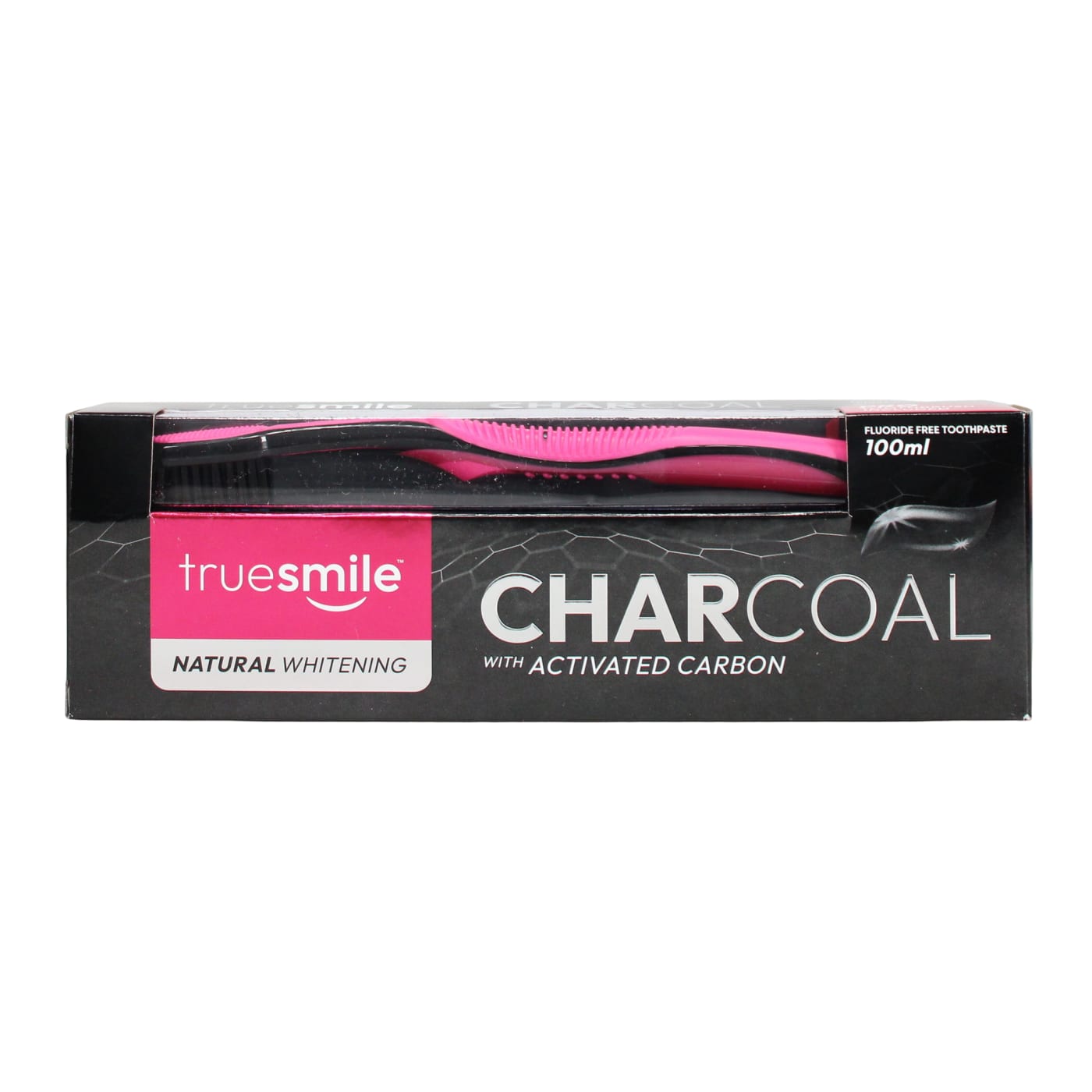 TRUESMILE TOOTHPASTE & TOOTHBRUSH CHARCOAL 100ML