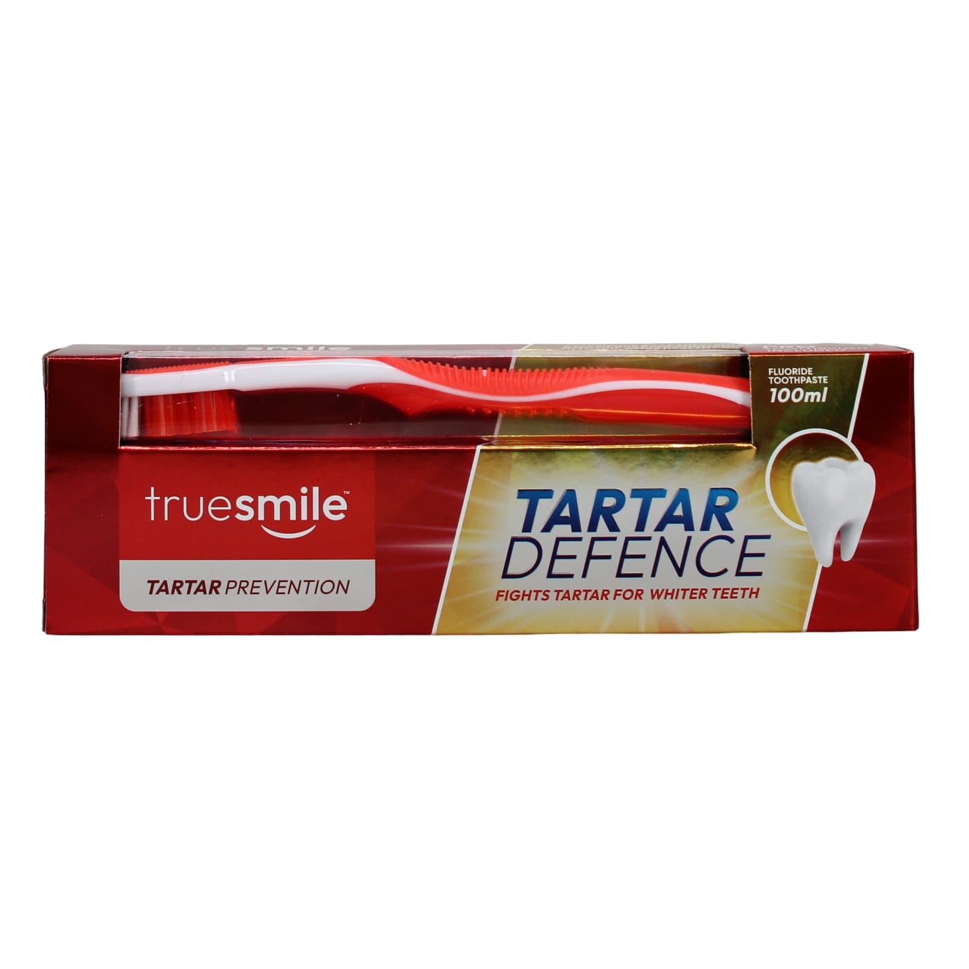 TRUESMILE TOOTHPASTE & TOOTHBRUSH ANTI TAR TAR 100ML