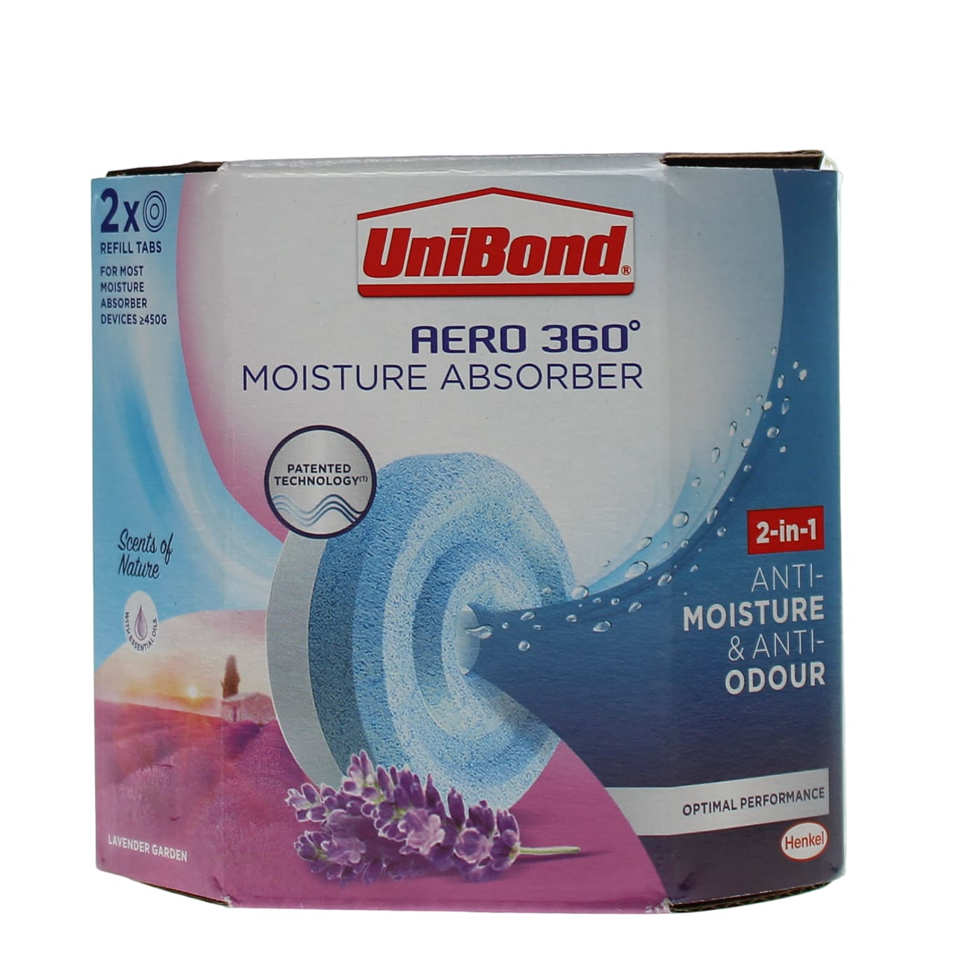UNIBOND AERO 360 REFILLS LAVENDER 2 PACK