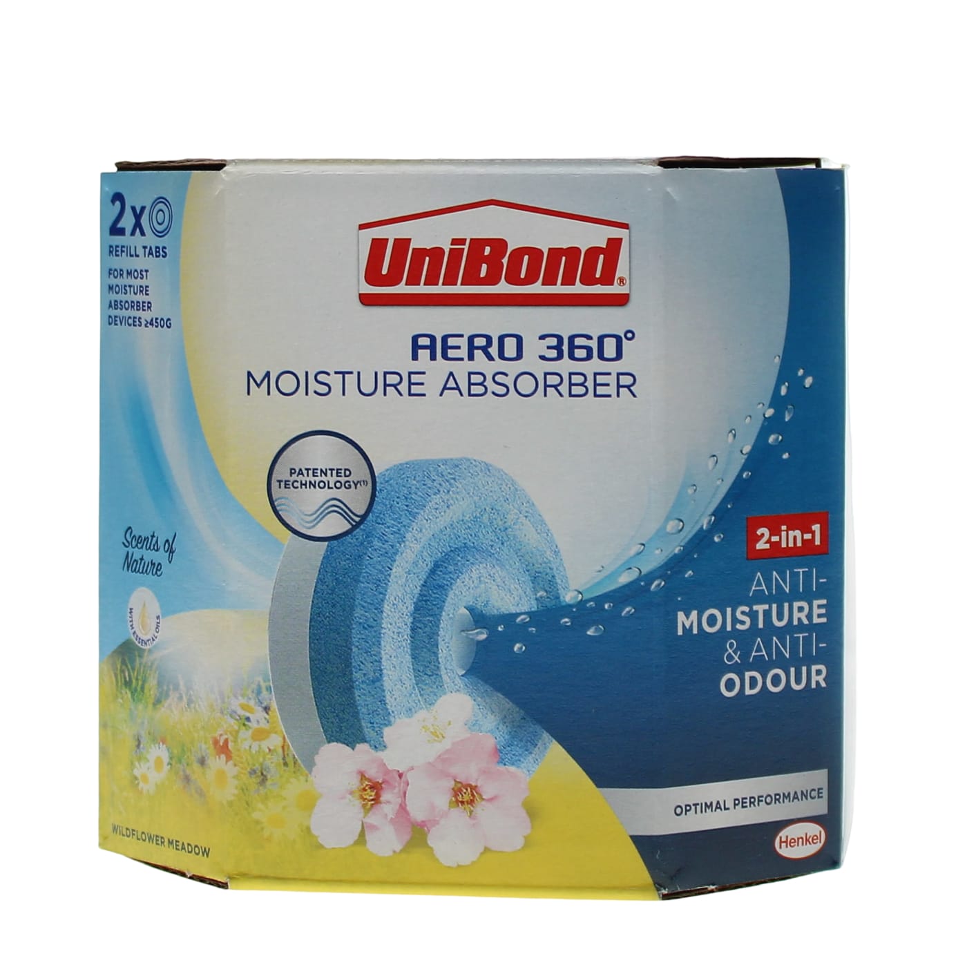 UNIBOND AERO 360 REFILLS WILDFLOWER MEADOW 2 PACK