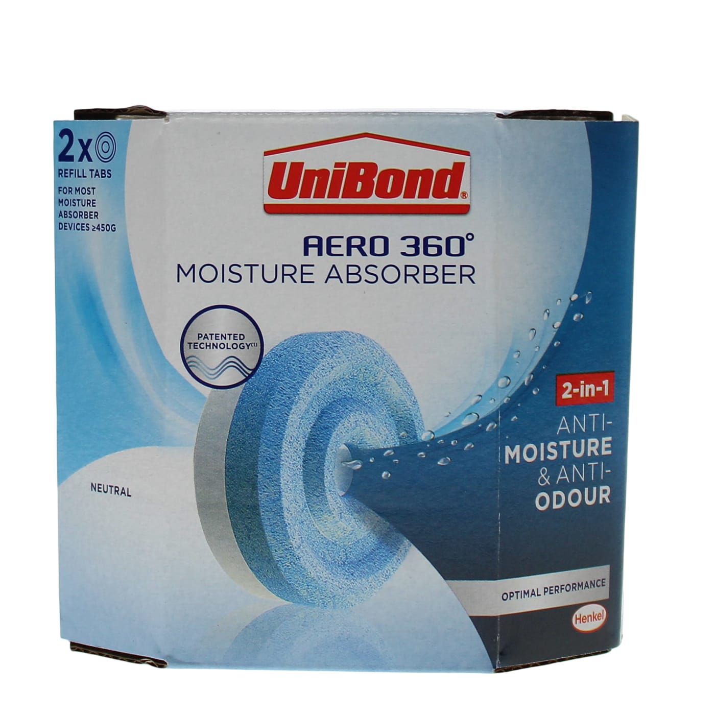 UNIBOND AERO 360 REFILLS NEUTRAL 2 PACK