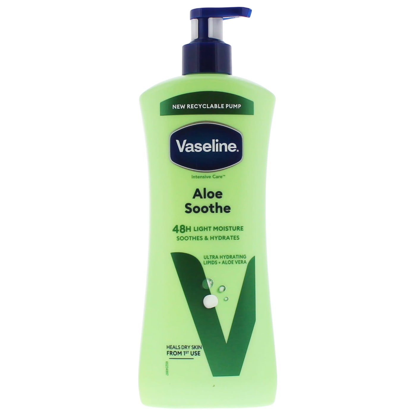 VASELINE BODY LOTION SOOTHING HYDRATION WITH PUMP 600ML