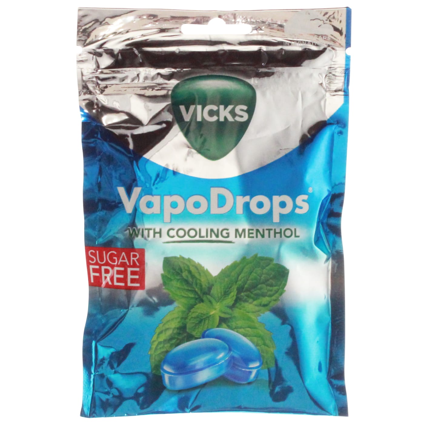 VICKS VAPODROPS 72G LOZENGES WITH MENTHOL SUGARFREE