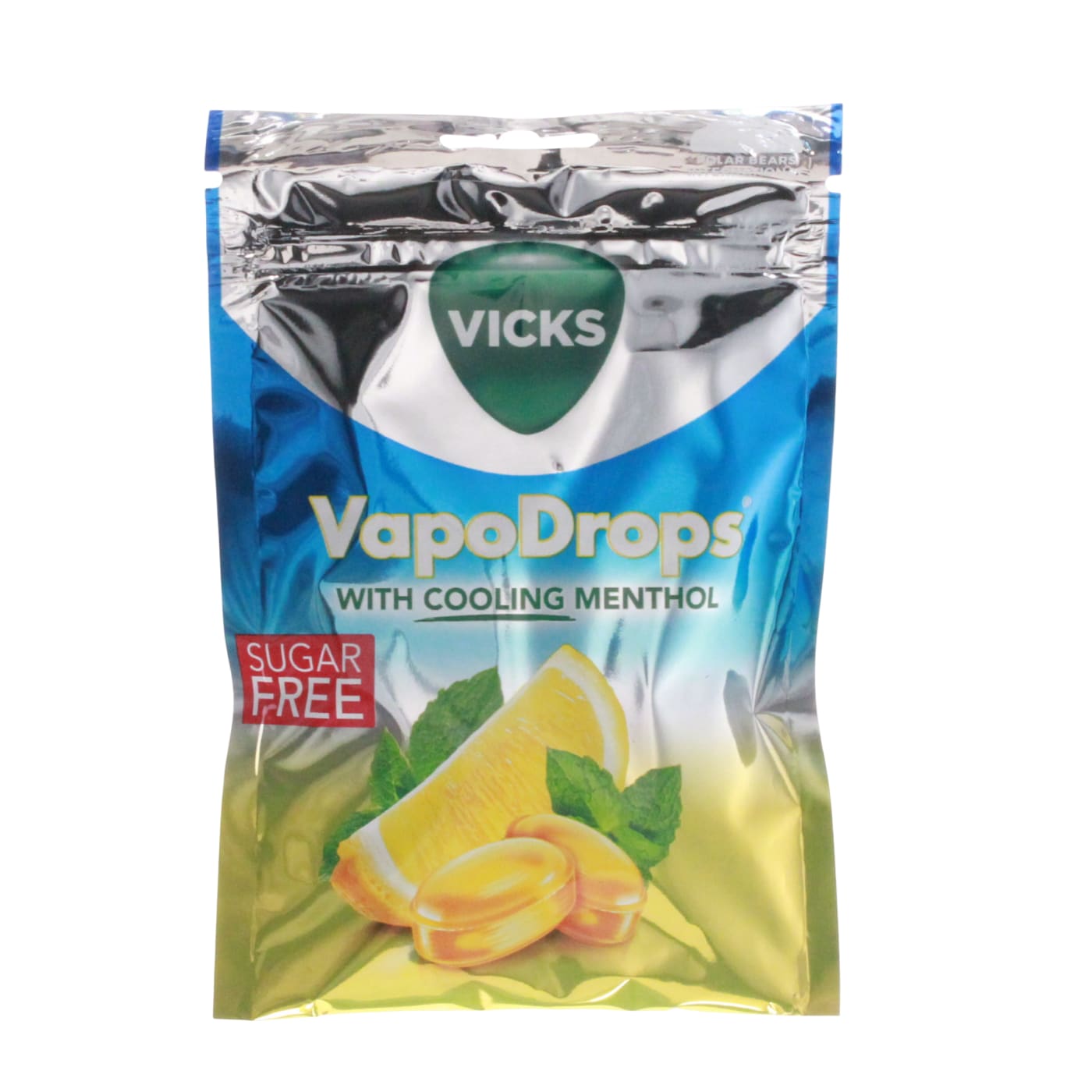 VICKS VAPODROPS 72G LOZENGES LEMON SUGARFREE
