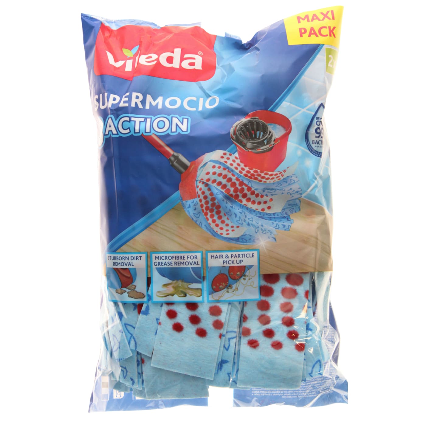 VILEDA SUPERMOCIO REFILL TWIN PACK
