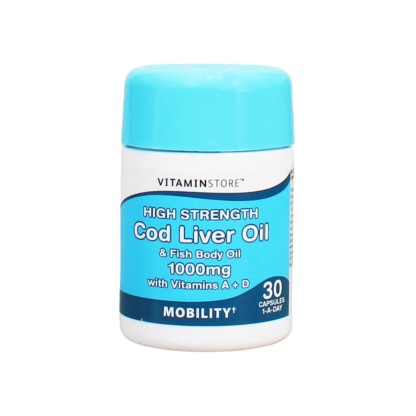 VITAMIN STORE 1000MG COD LIVER OIL CAPSULES 30'S