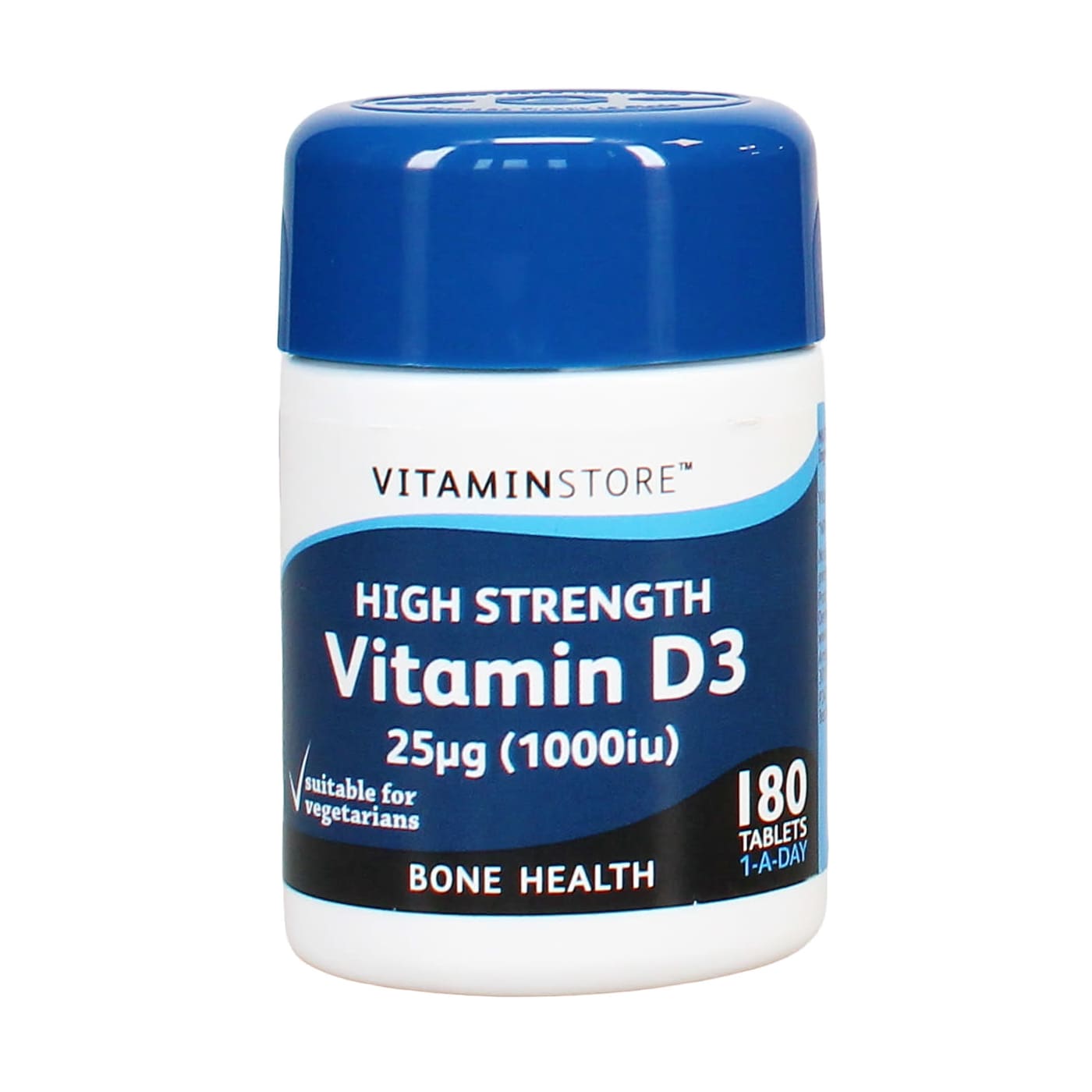 VITAMIN STORE HIGH STRENGTH VITAMIN D 25UG TABLETS 180'S